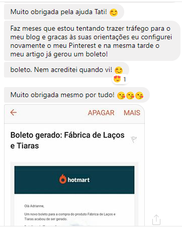 gerando vendas como afiliada